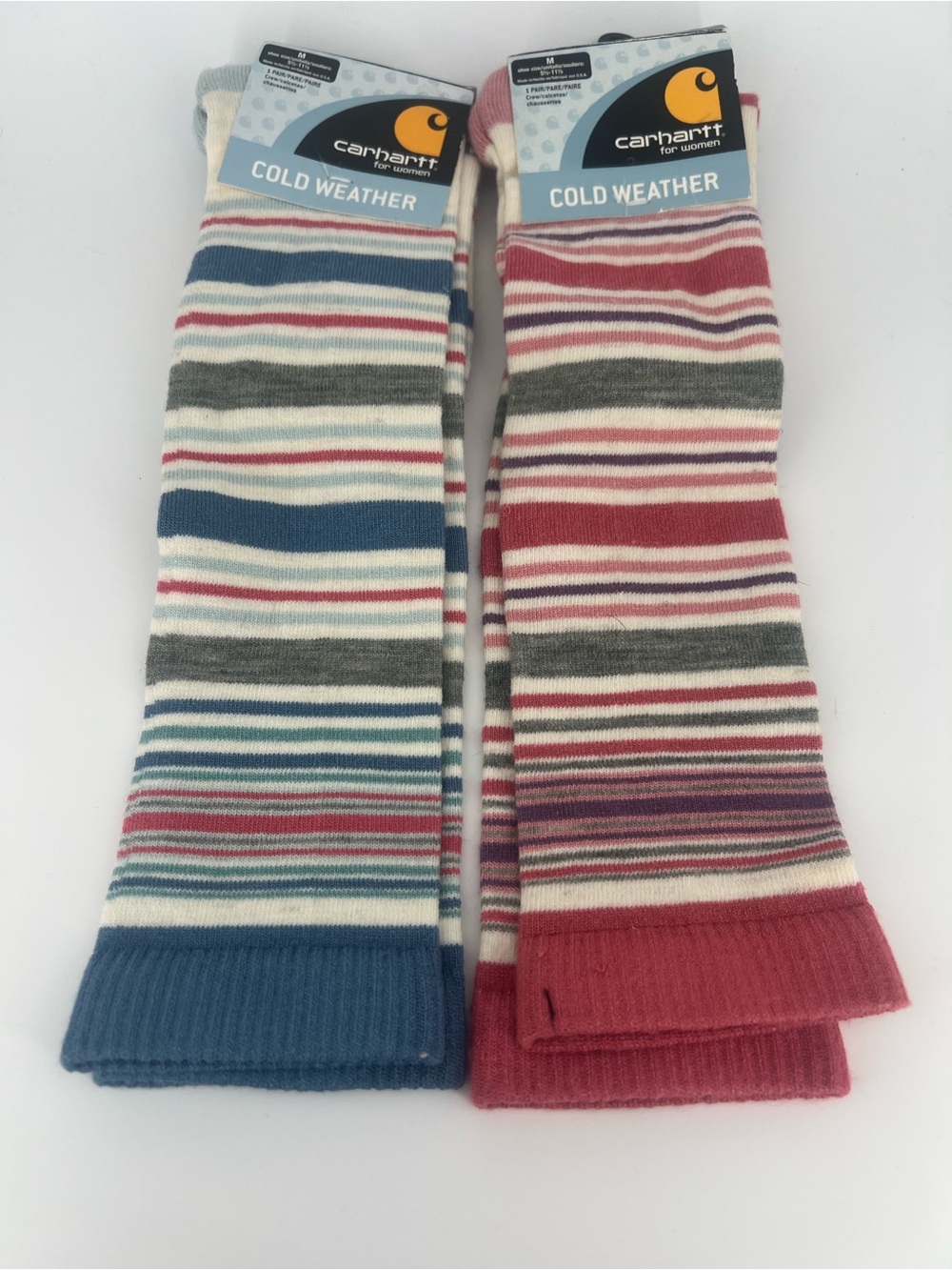 Lot of 2 NWT Carhartt Women’s Cold Weather Crew Socks Size M 5.5-11